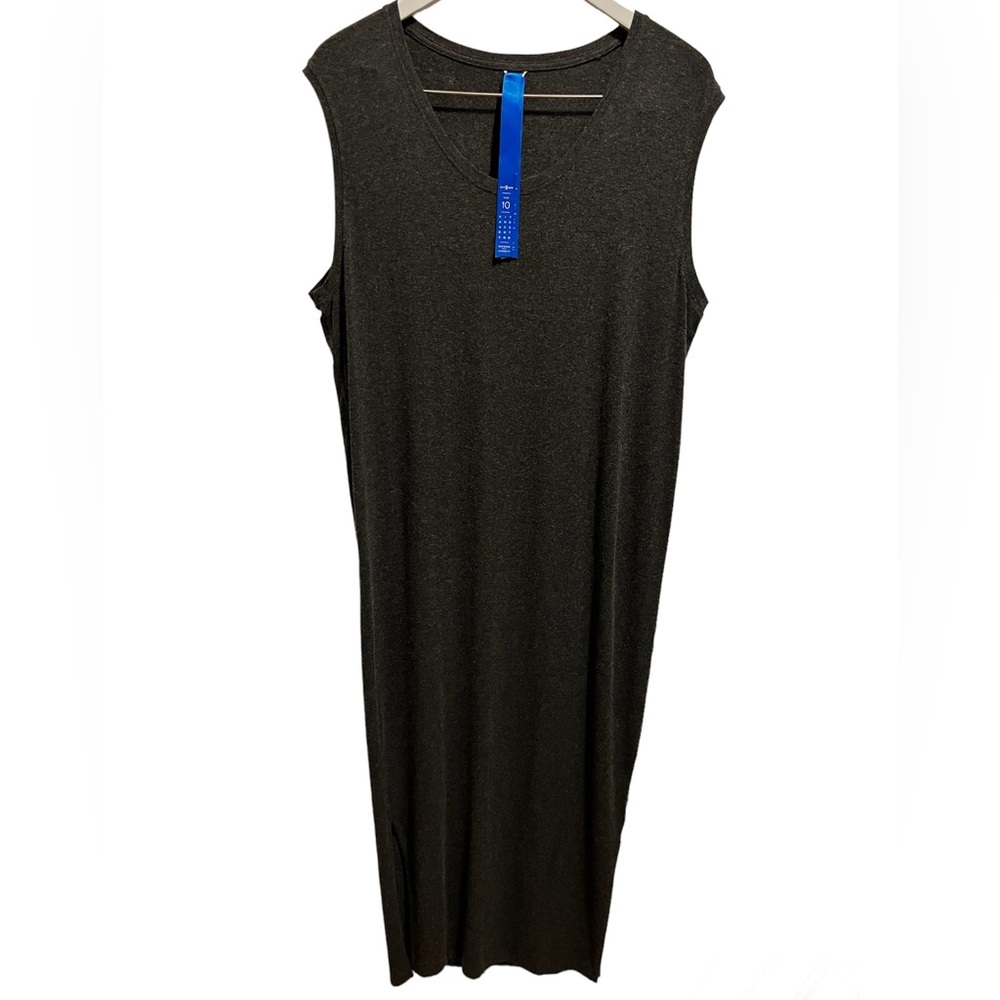 Kit and Ace Everywhere Maxi Dark Grey Dress Sz 10